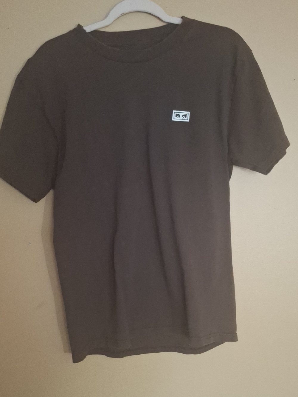 OBEY EYES 111 Brown Men M Streetwear T Shirt